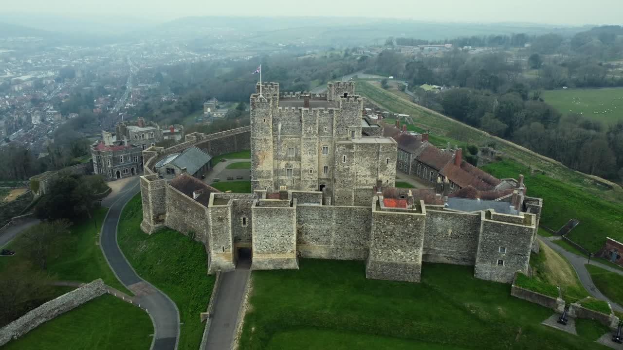 Aerial View of Dover Castle