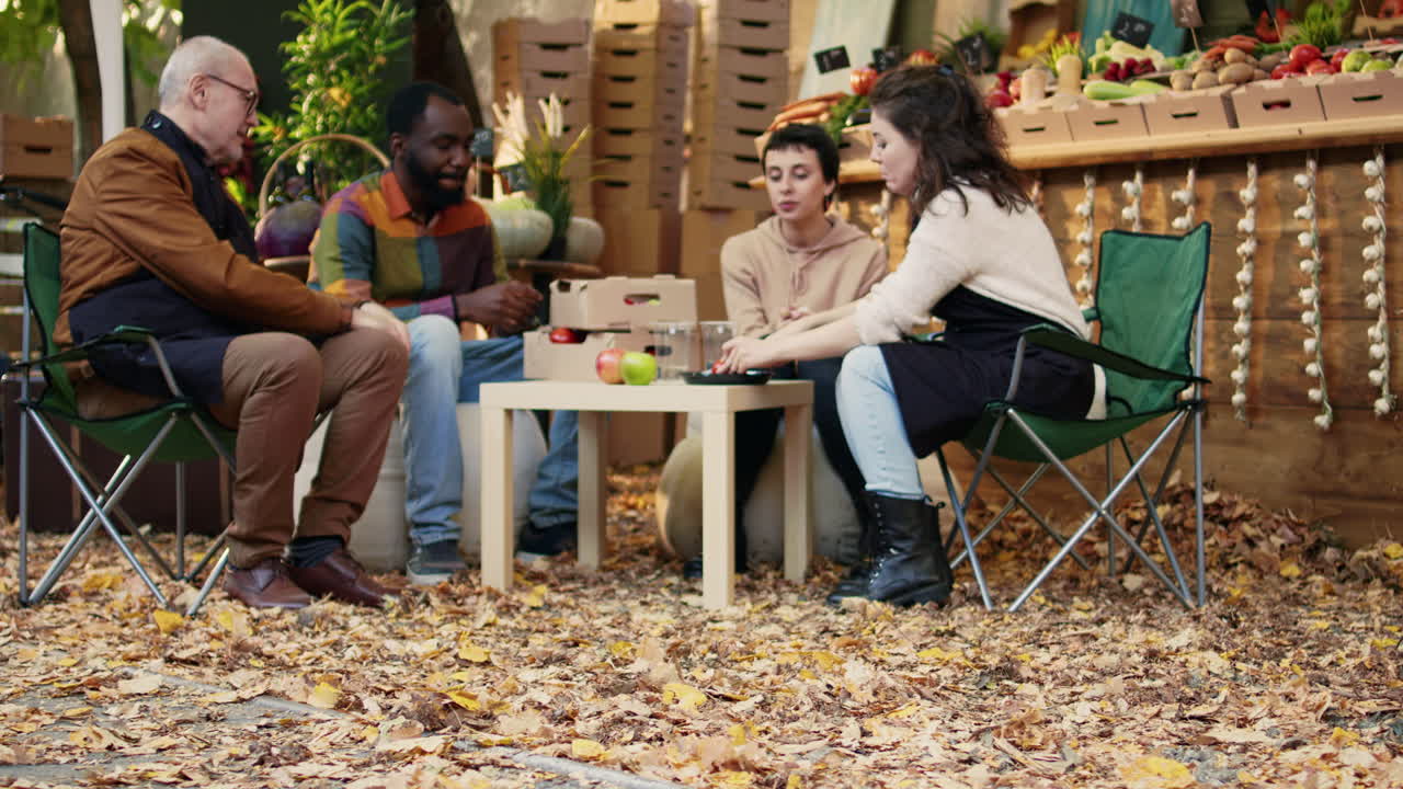 People At The Farmers Market