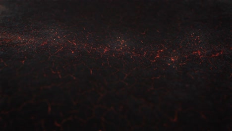 Lava-Flowing-In-Seamless-Loop,-3D-Animation