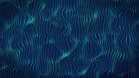 animation of green wave pattern on seamless loop