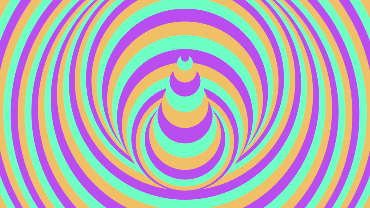 Motivo di cerchi colorati a effetto vertigine