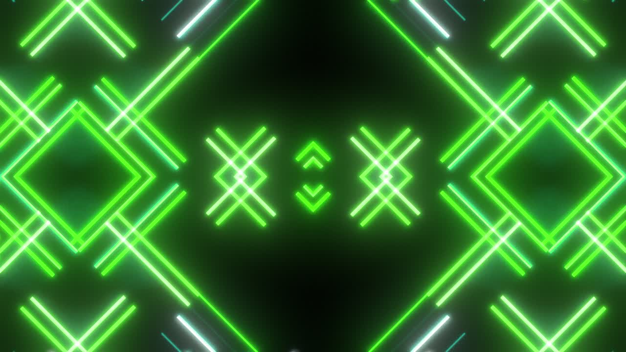 patrón geométrico de neón