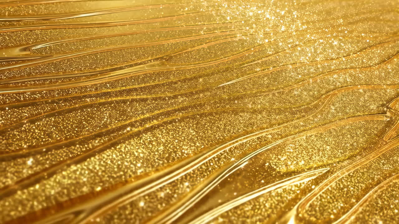 Golden Glitter Abstract Texture Background