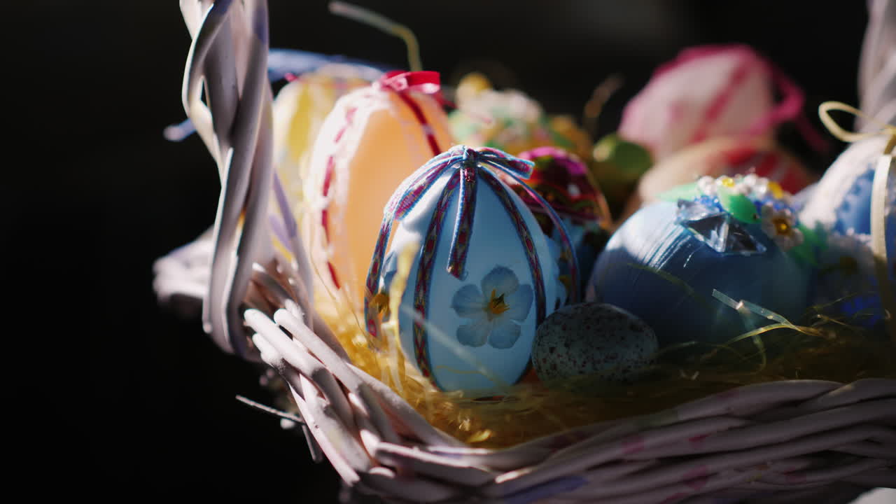 장식용 부활절 달걀 바구니 09