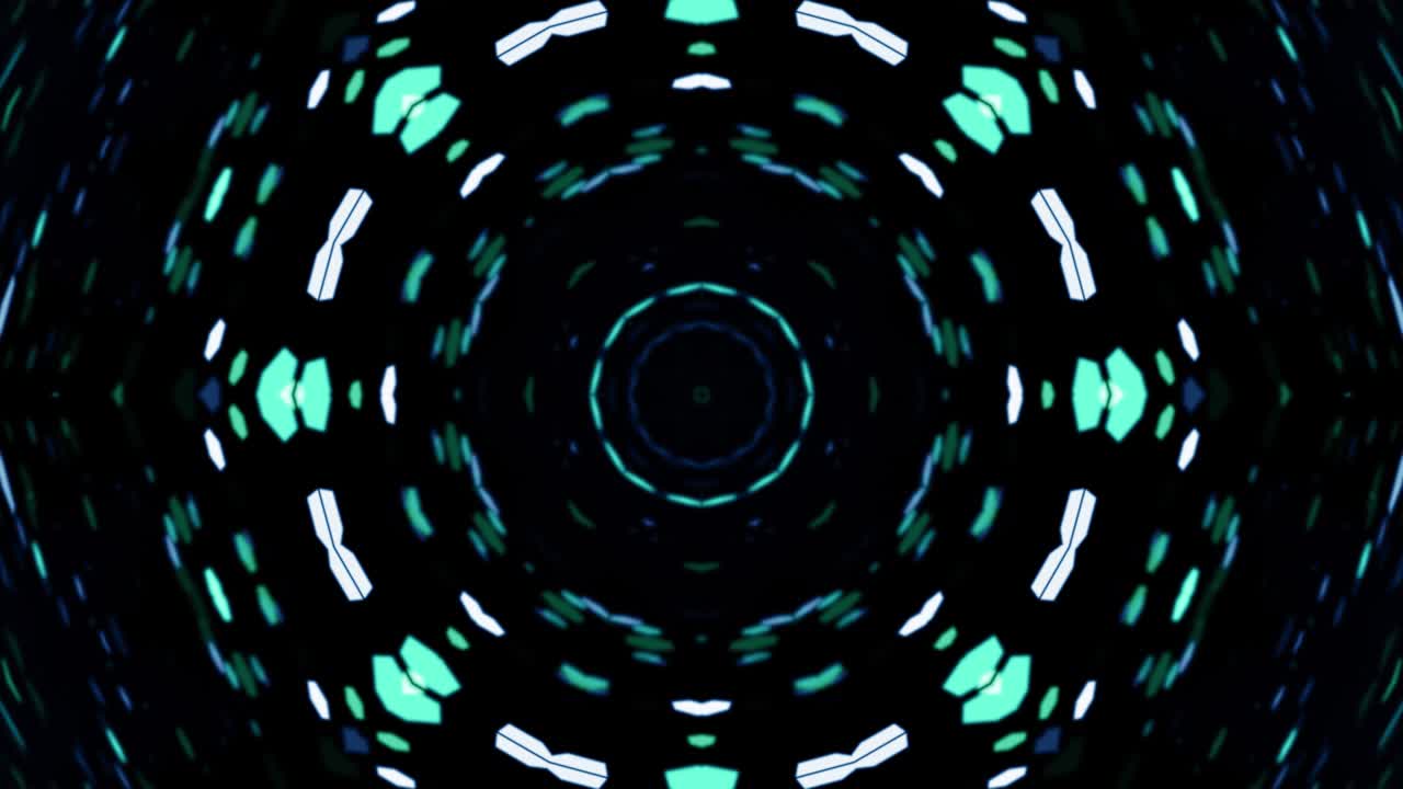 partículas hexagonales cuadrícula médica patrón hexagonal tecnología de fondo bucle