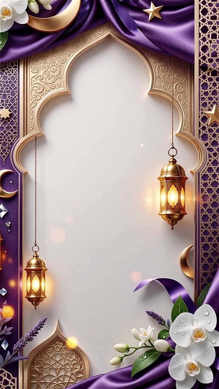 Compleanno del Profeta Maometto Mawlid al-Nabi Sfondo Islamico