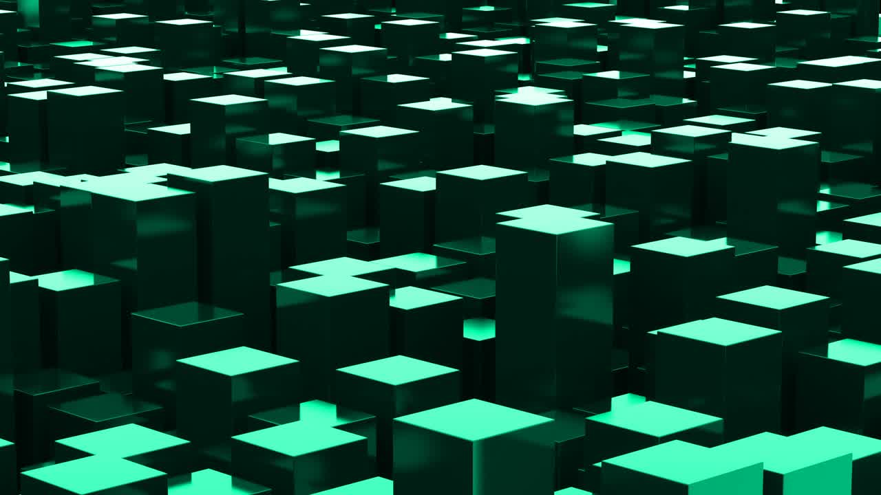 Abstract Looped Cubes Background