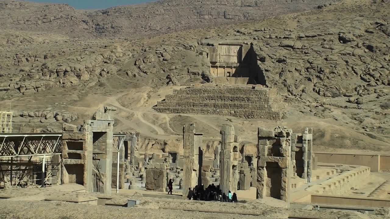 ruinas de la antigua ciudad de persépolis en irán