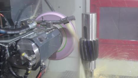 industria trabajo de engranajes de corte de máquinas de torno y fresado