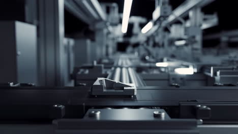 automated manufacturing assembly line with a precision part