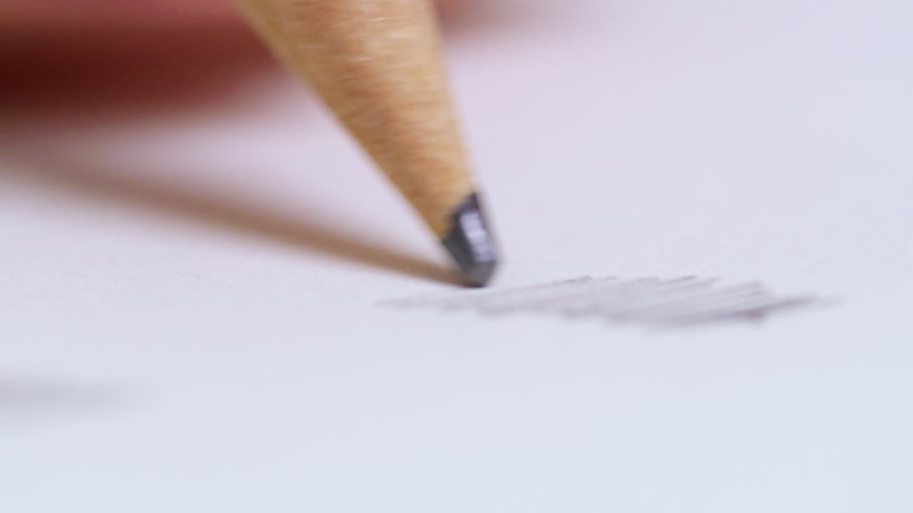 This demonstrates creative pencil drawing techniques an artist's studio setting
