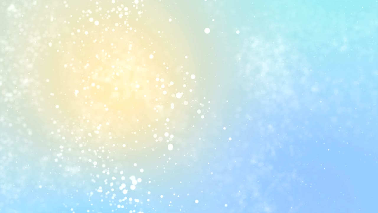Particles pastel color business clean bright glitter bokeh dust abstract background loop