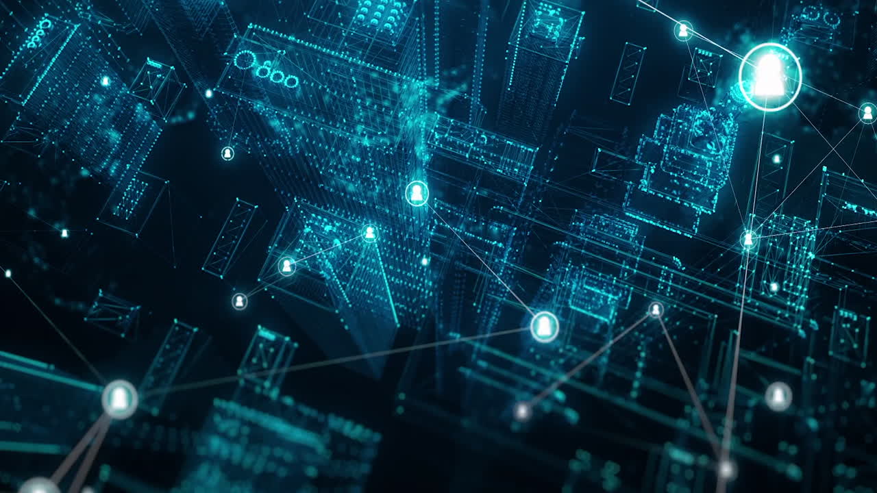 Business Digital Communication Network Technology Ai Bigdata City