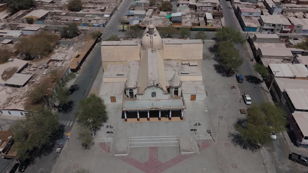 Iquique La Tirana town religious party church square north of chile
