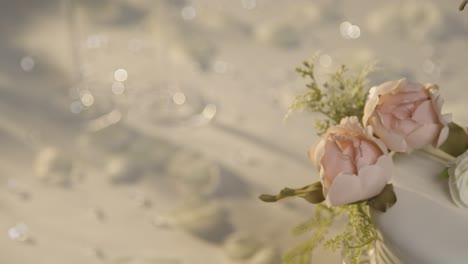 Close-Up-Of-Wedding-Cake-On-Decorated-Table-At-Wedding-Reception-2