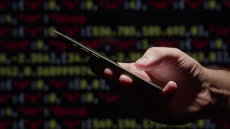 person using a smartphone