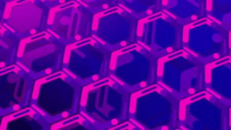 patrón hexagonal abstracto con personas