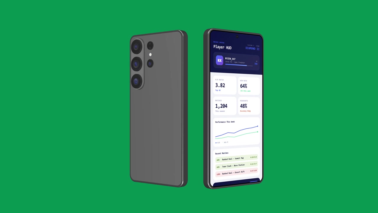 App Mockup Phone S26 Ultra Scene