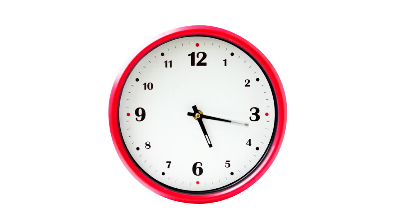 Shooting of hours. Time lapse. Shooting of the dial of hours