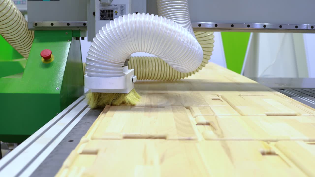 cnc 목재 가공 목재 가공 기계, 산업의 현대 기술.