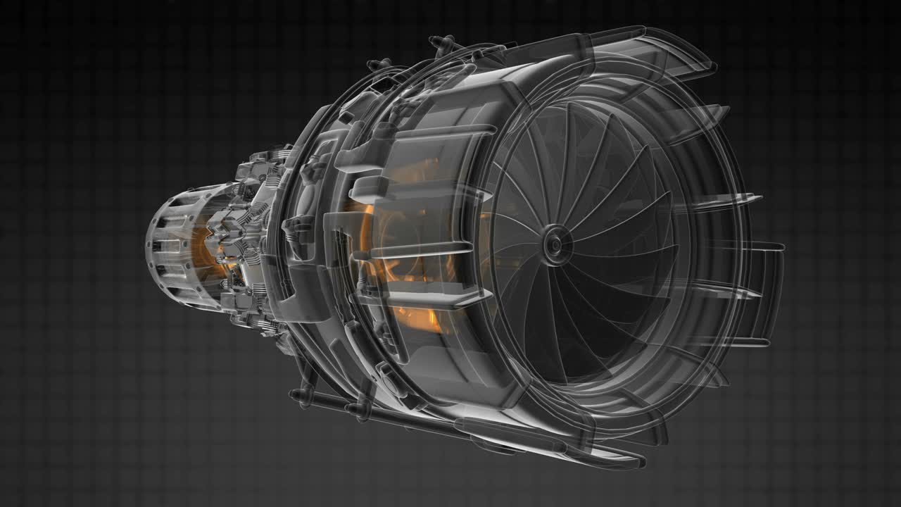 girar la turbina del motor a reacción