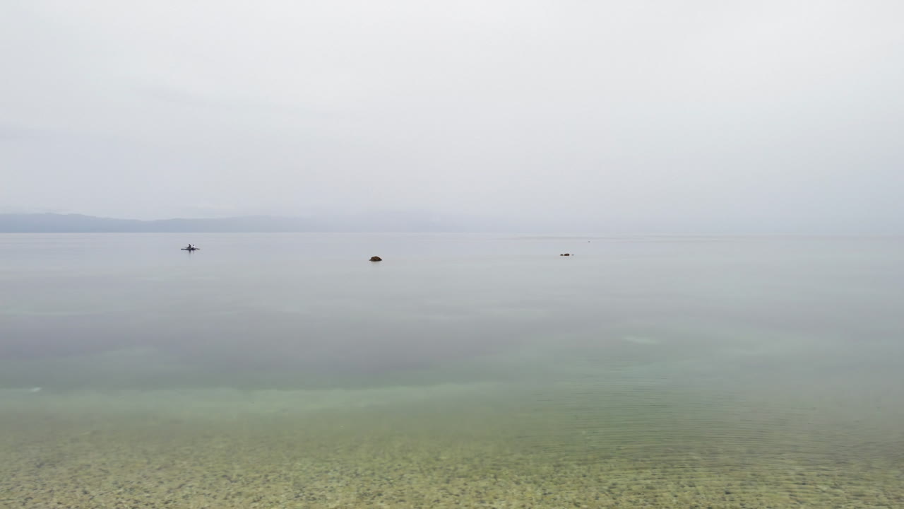 세부, 필리핀, 아시아, 드론 의 열대 모래 해변 의 공중 촬영
