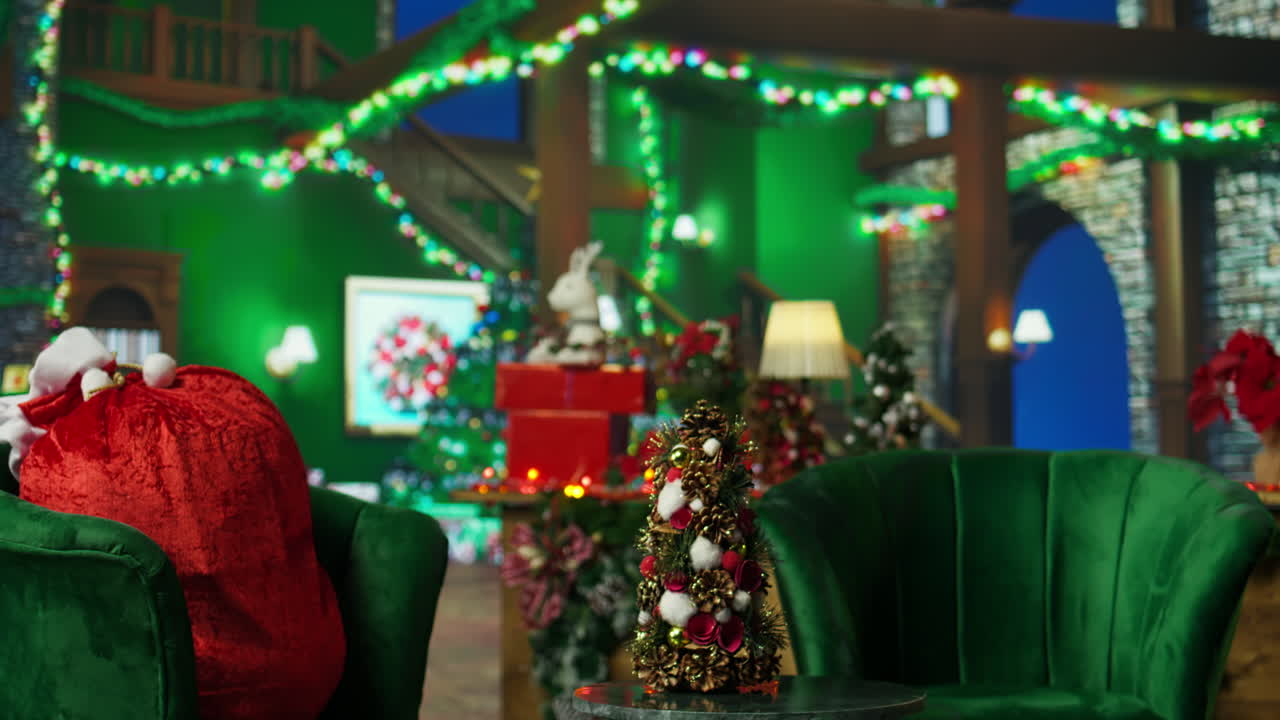 크리스마스 장면 인테리어