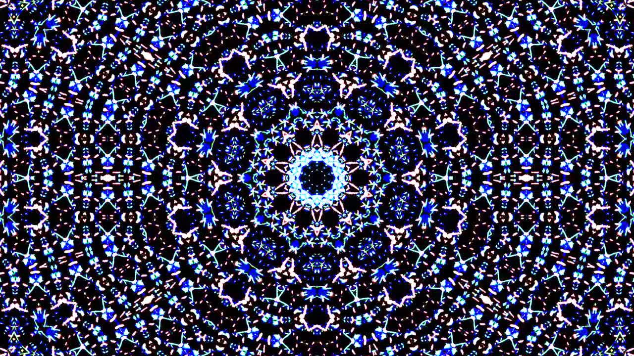 luz abstracta brillante que gobierna el color azul, caleidoscopio, fondo a todo color