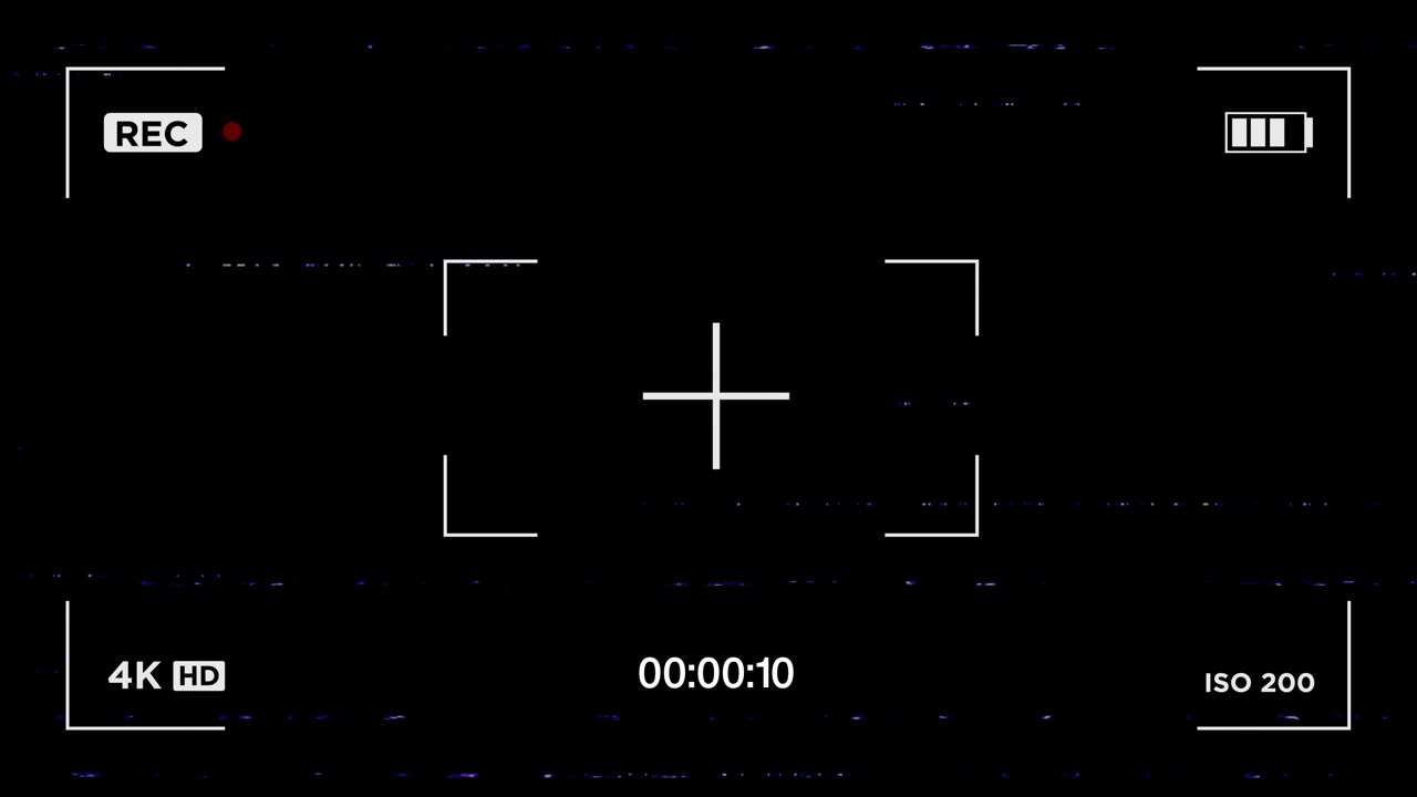 グリッチエフェクト付きデジタルカメラ録画インターフェース