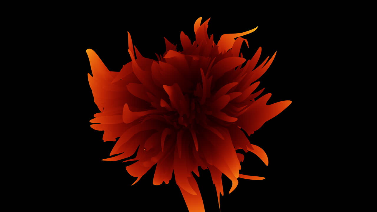 추상적인 꽃의 클로즈업