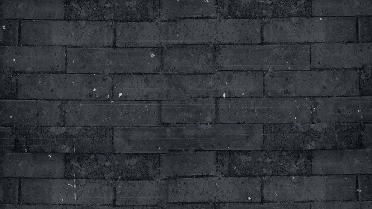 벽돌 벽 위의 간섭의 애니메이션