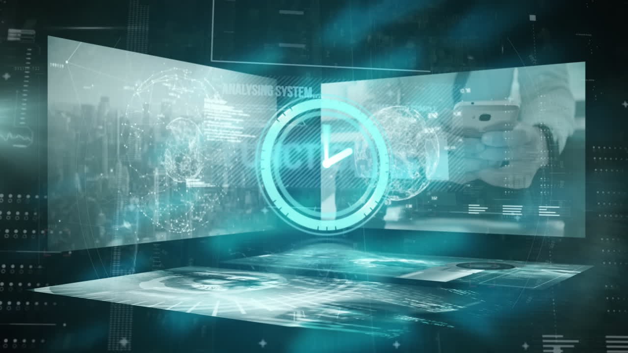 시계 및 스크린의 애니메이션 데이터 처리