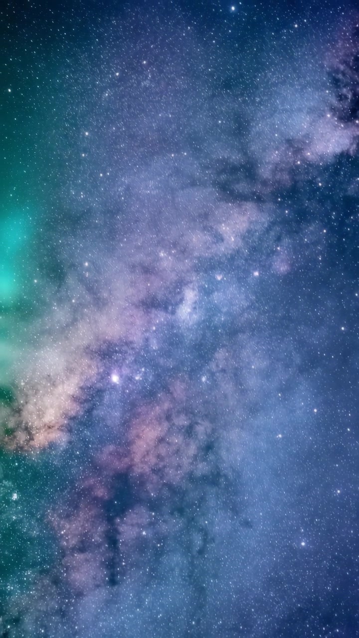 Vast Milky Way Galaxy with Bright Stars and Colorful Nebulae