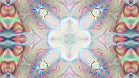 animation of a kaleidoscope abstract liquid. seamless loop