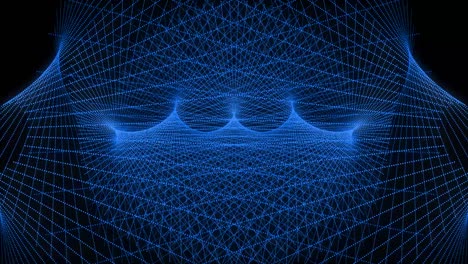 Blue color Dot Shape Pattern animation motion graphics