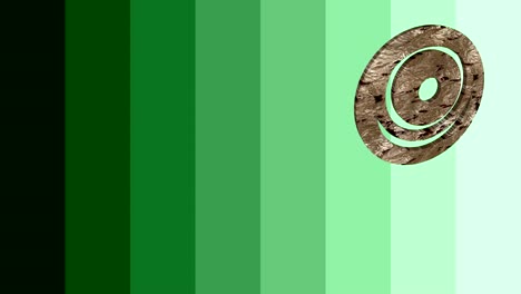diseño gráfico que gira en el lado derecho de arriba hacia abajo cambiando de color.