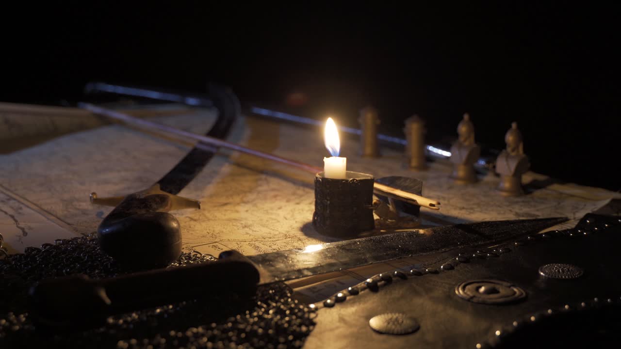 고대 시대의  ⁇ 불 전투 지도.