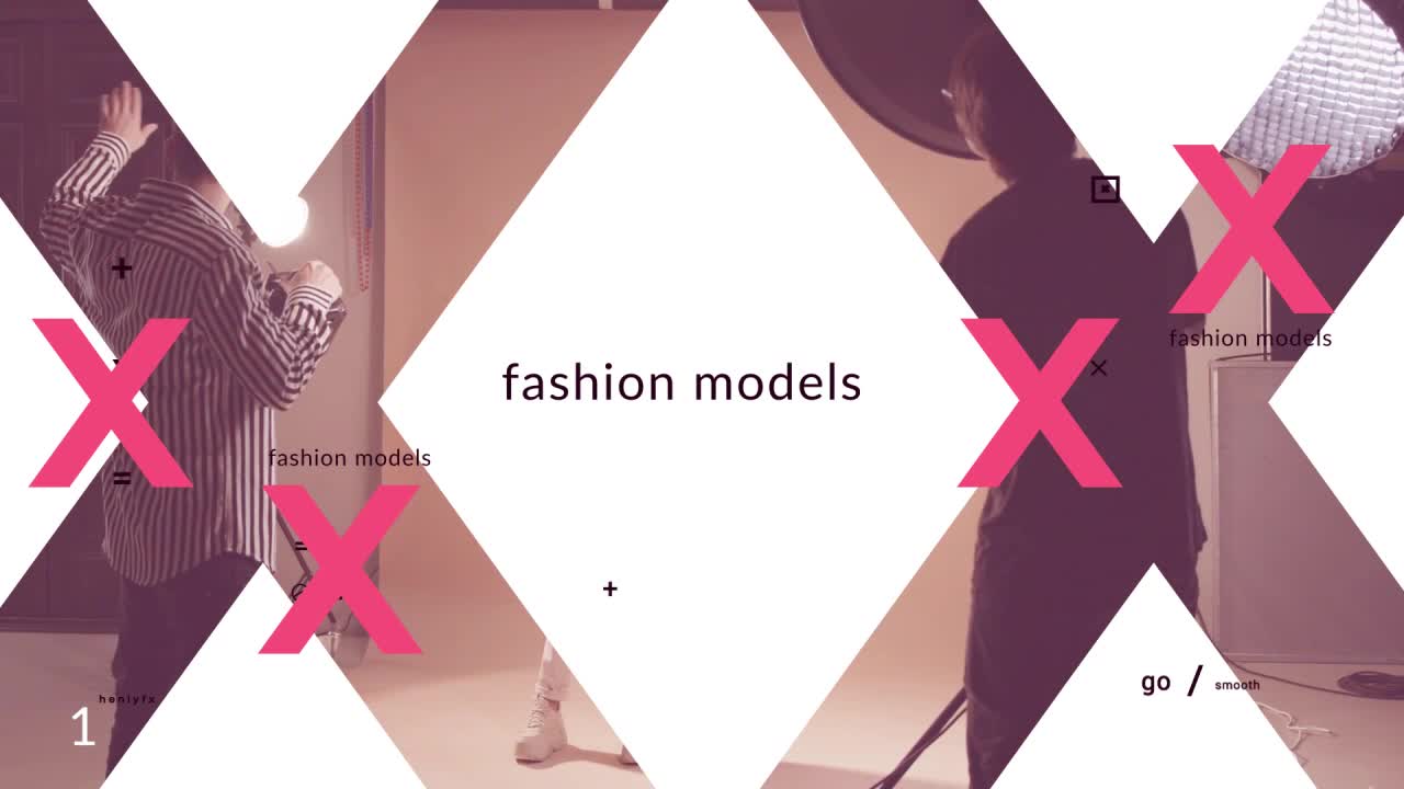 Fashion models and photography in studio