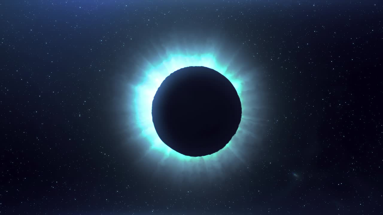 A Solar Eclipse in Space