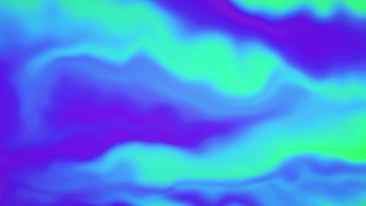 파란색 추상적인 다채로운 그라디언트 3d 액체 동적 파동 4k 루프 배경