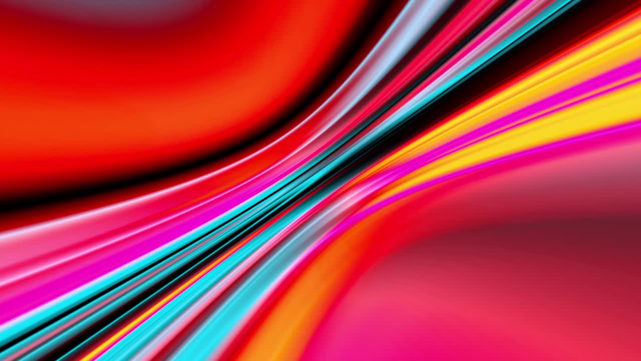 línea curva abstracta fondo fantasía rayas de colores.mp4