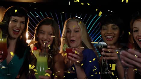 group of friends celebrating
