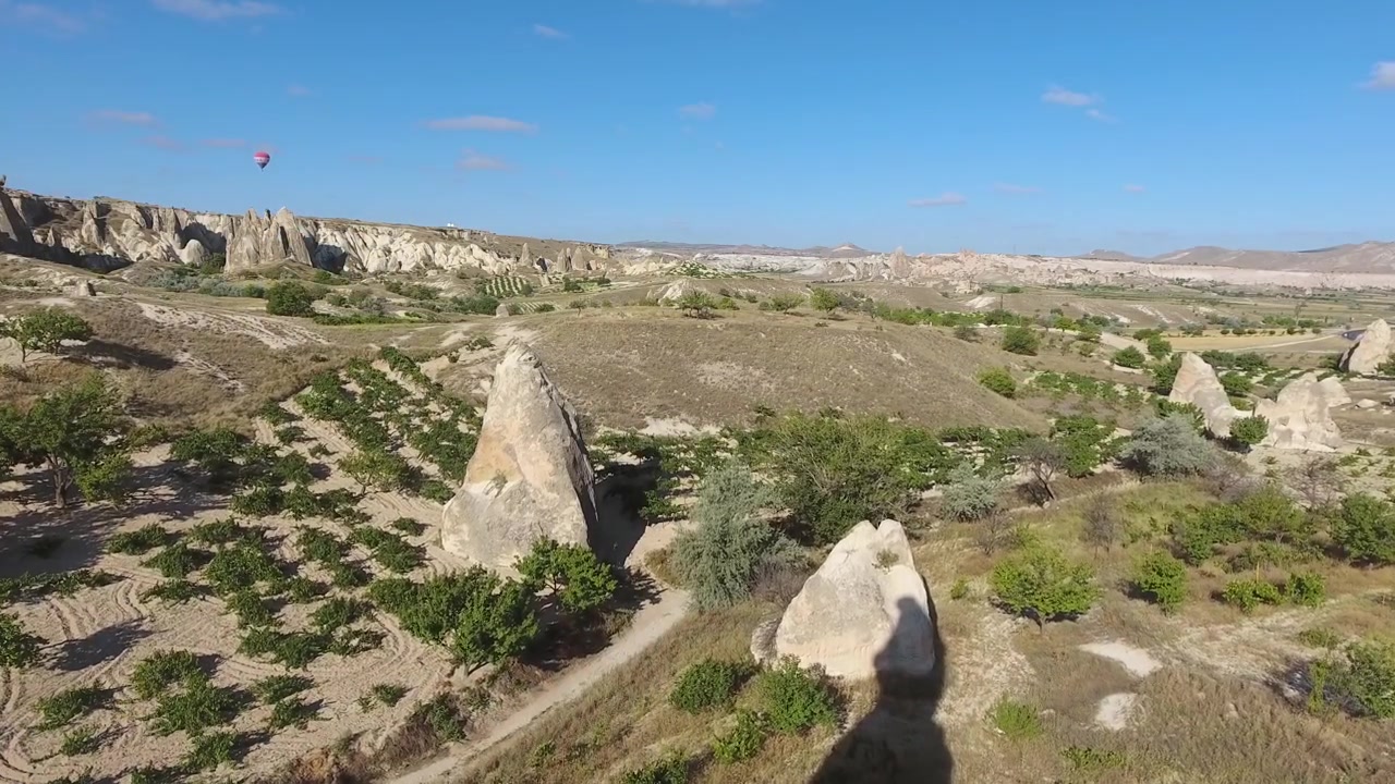 Vista aerea dei Camini delle Fate in Cappadocia