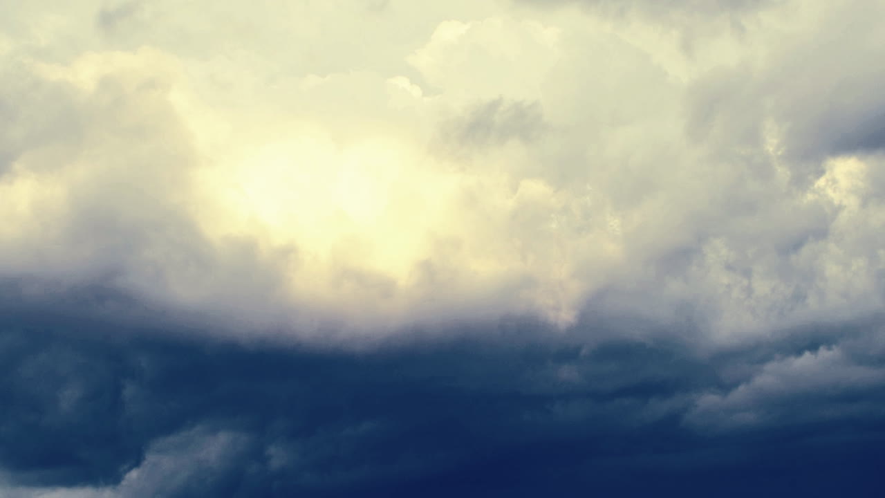Clouds in the sky. Time lapse
