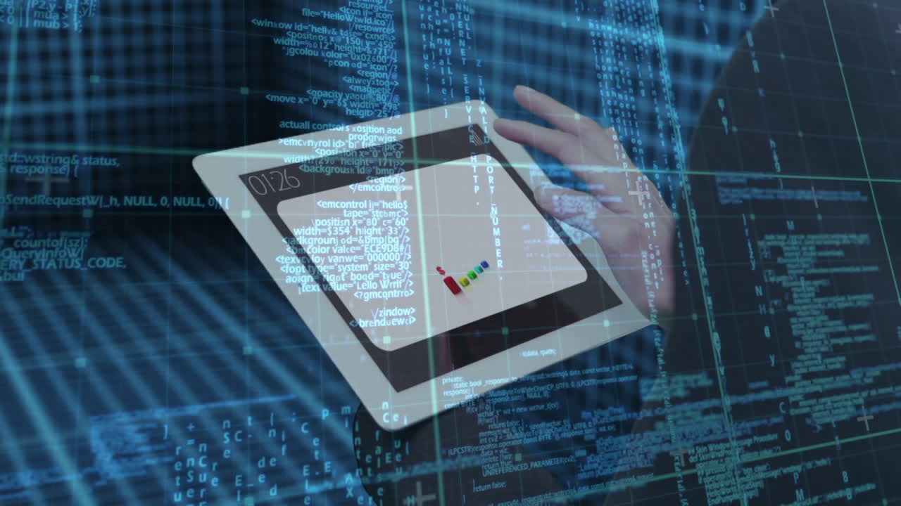 Close up of digital tablet