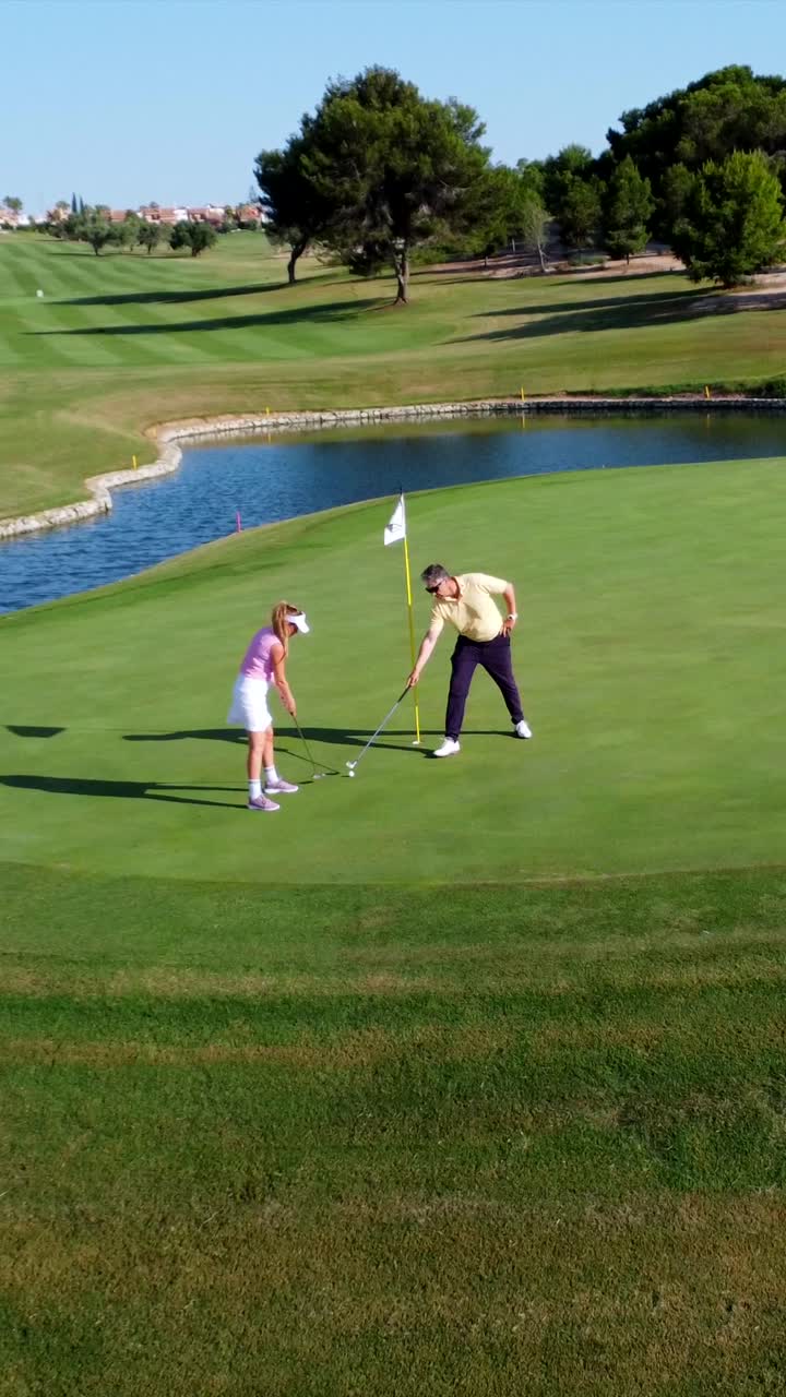 Golfers on the Green