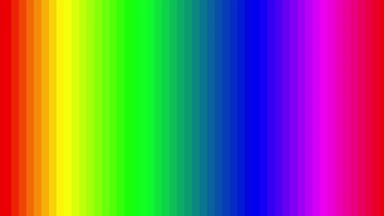 Rainbow color gradient background animation (seamless looping)