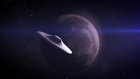 space exploration with planets and ufos