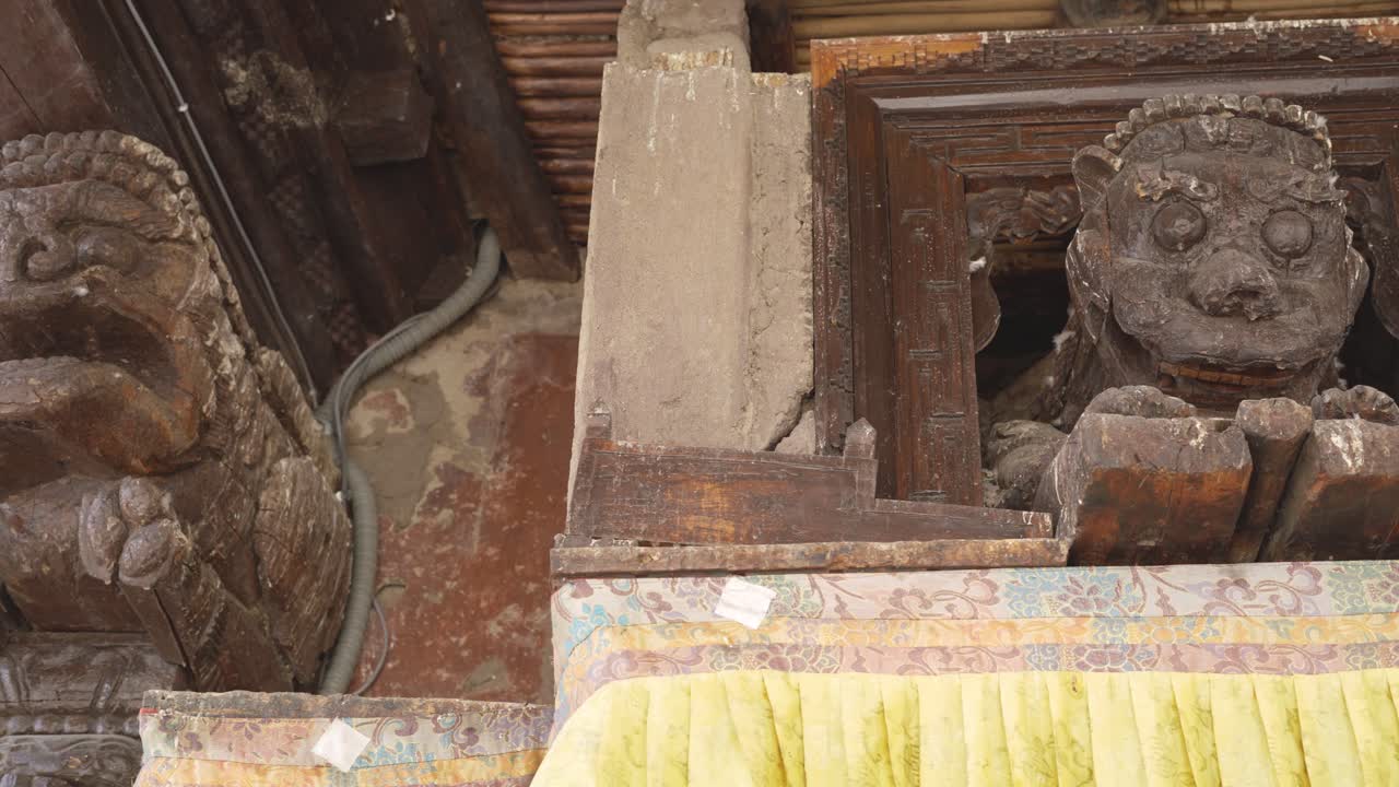 pan de la arquitectura del palacio o fortaleza de leh en leh ladakh india
