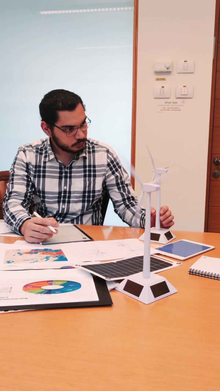 Architect Making Hand-Drawn Revisions on a Technical Blueprint